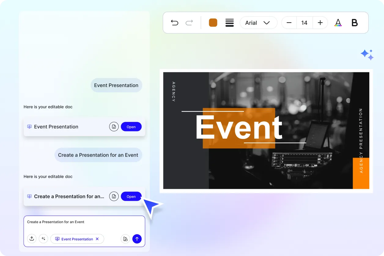 Free AI Event Presentation Generator, Free AI Event Slide Maker Online